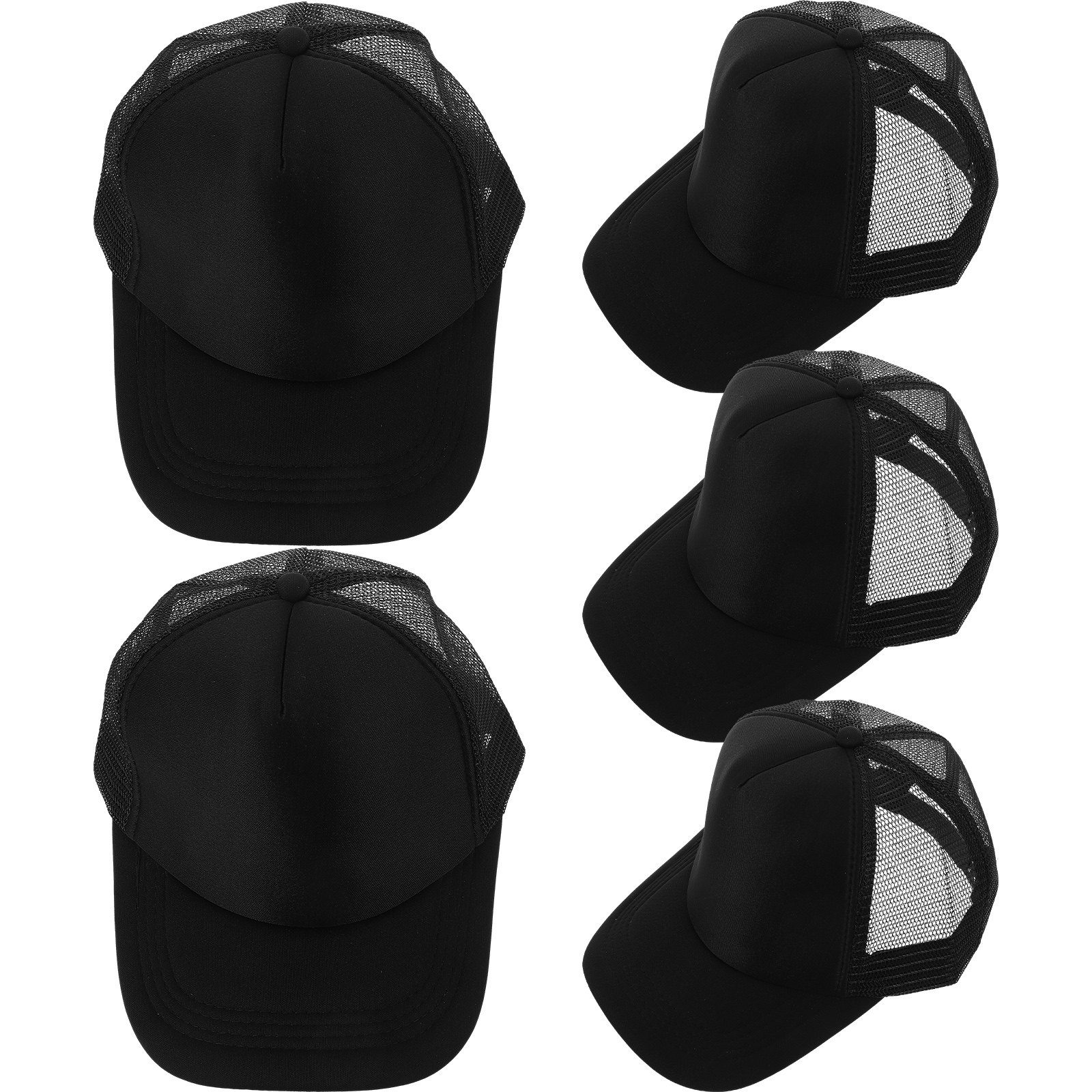 Hat Sublimation Blank - 5 Stück Baseballkappen aus Mesh für